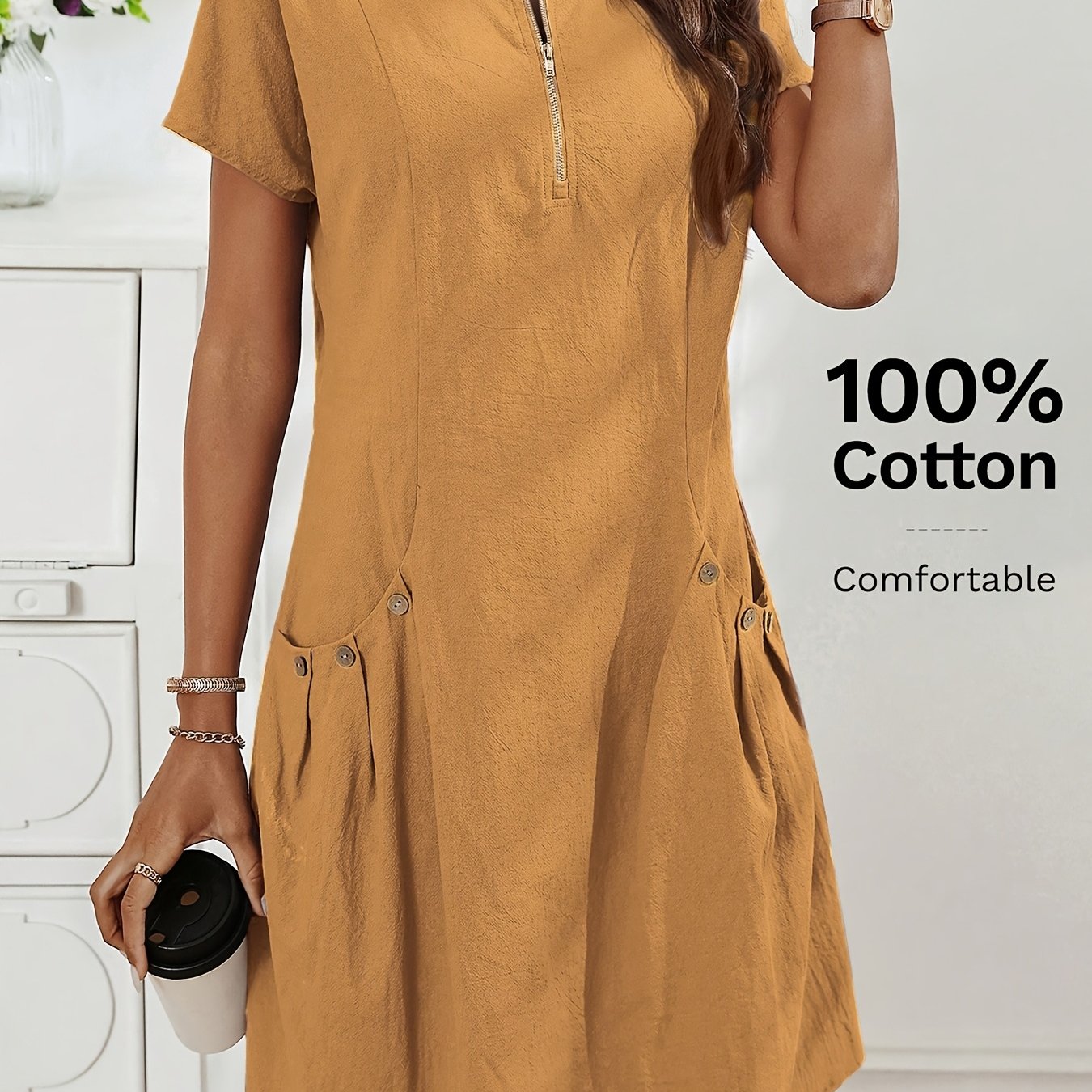 Everyday Ease Cotton Dress