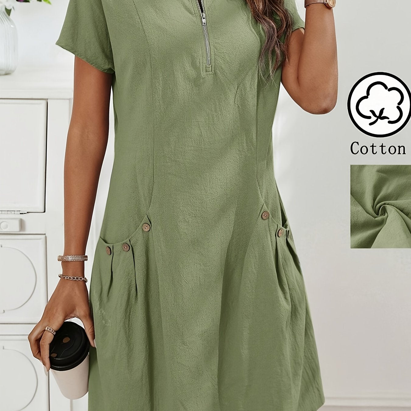 Everyday Ease Cotton Dress