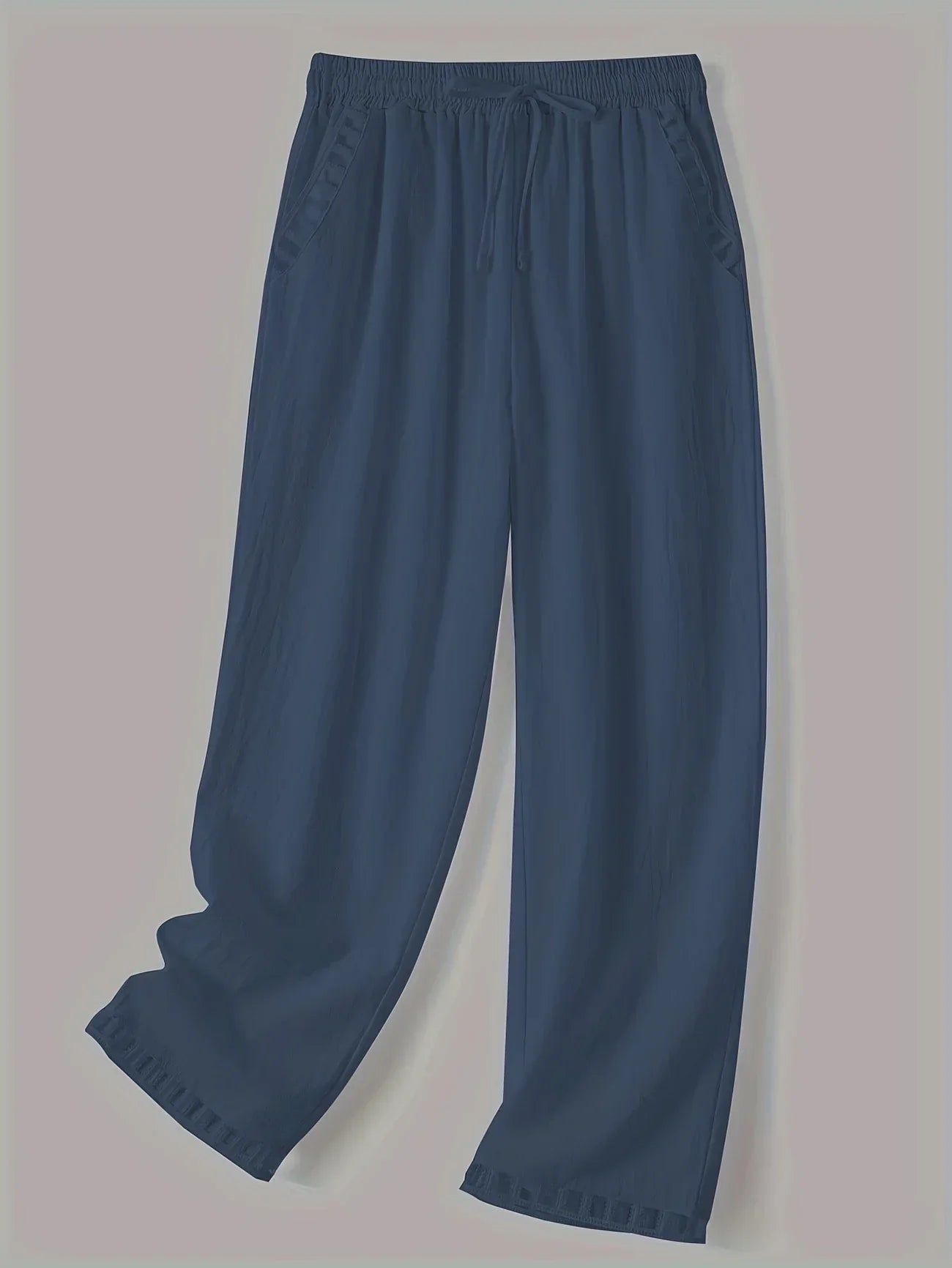 Tracey Contrast Trim Cropped Trousers