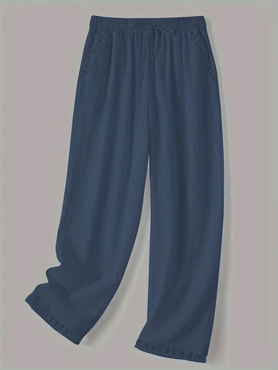 Tracey Contrast Trim Cropped Trousers