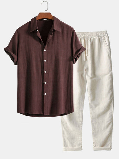 Leo Casual Outfit With Linen Trousers