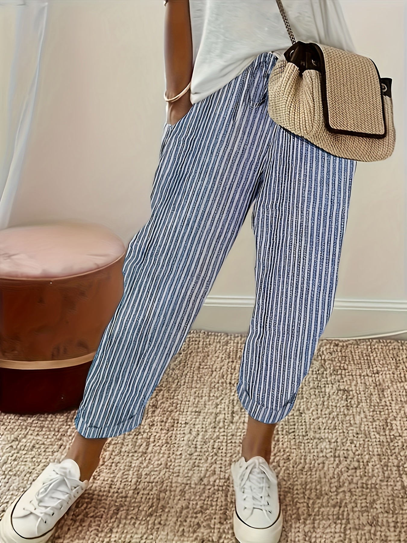 Amelia Stretch Waist Trousers