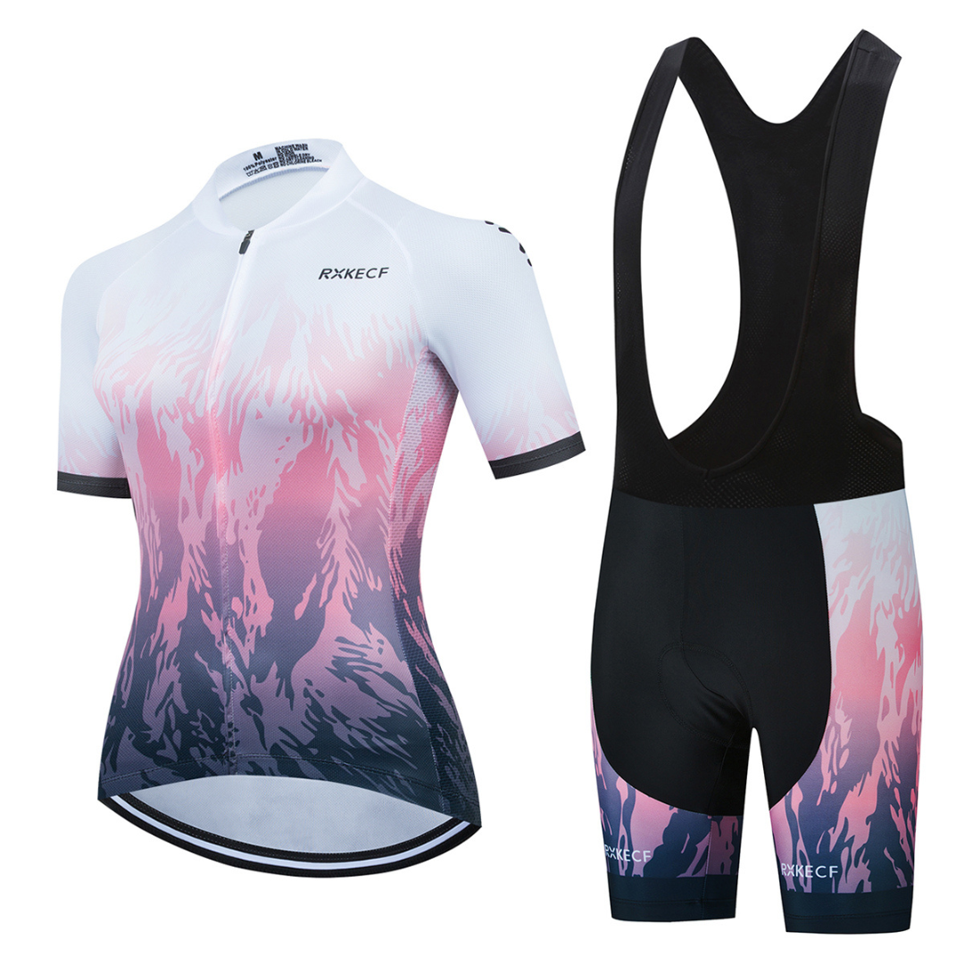 RXKECF PRO Women's Cycling Clothing Set Long