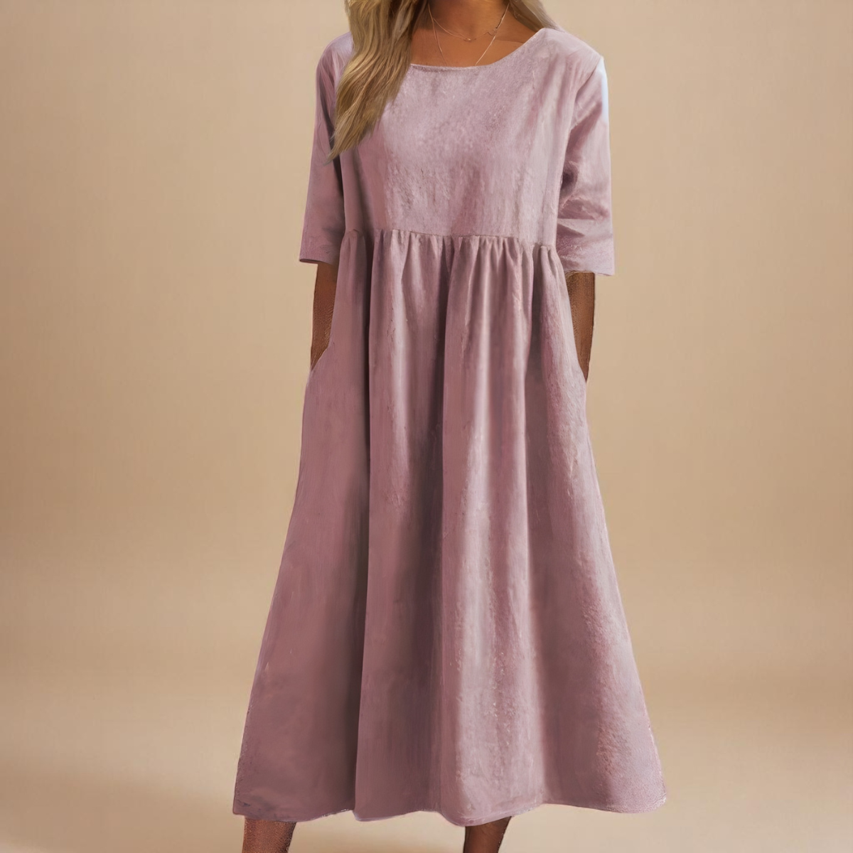 Leviana™ | Flattering Cotton Dress