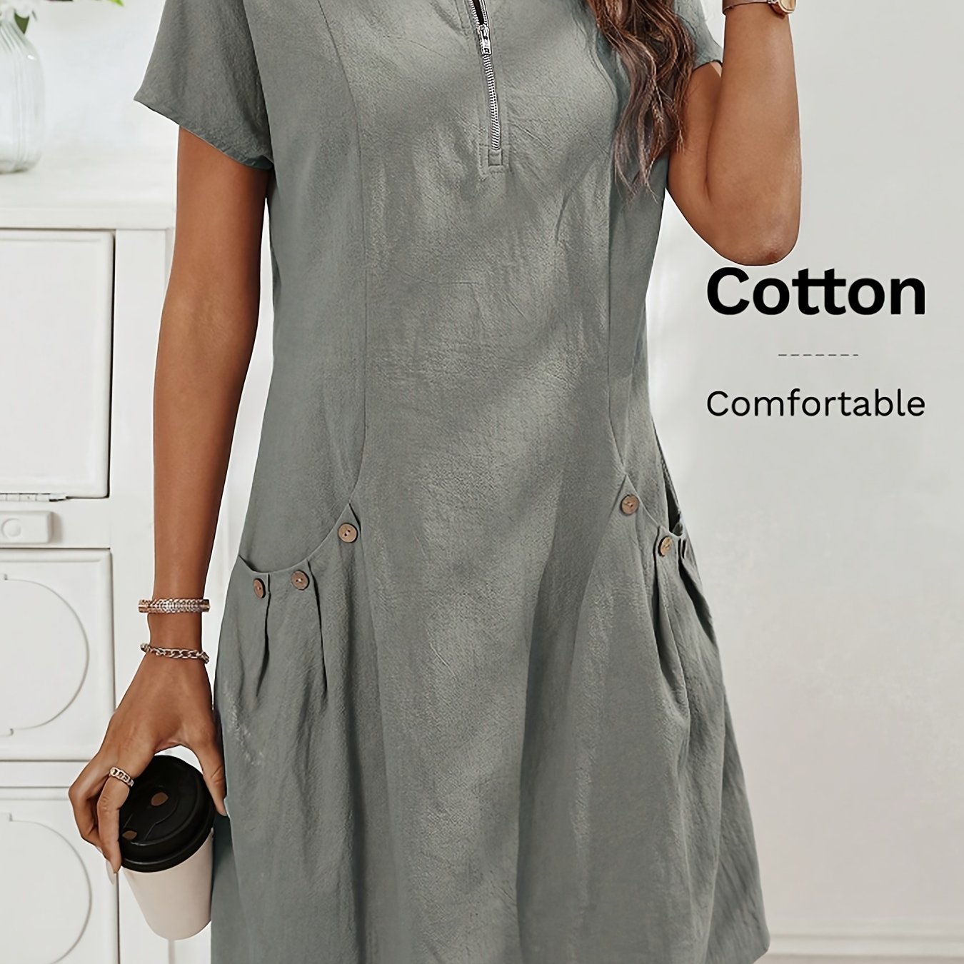 Everyday Ease Cotton Dress