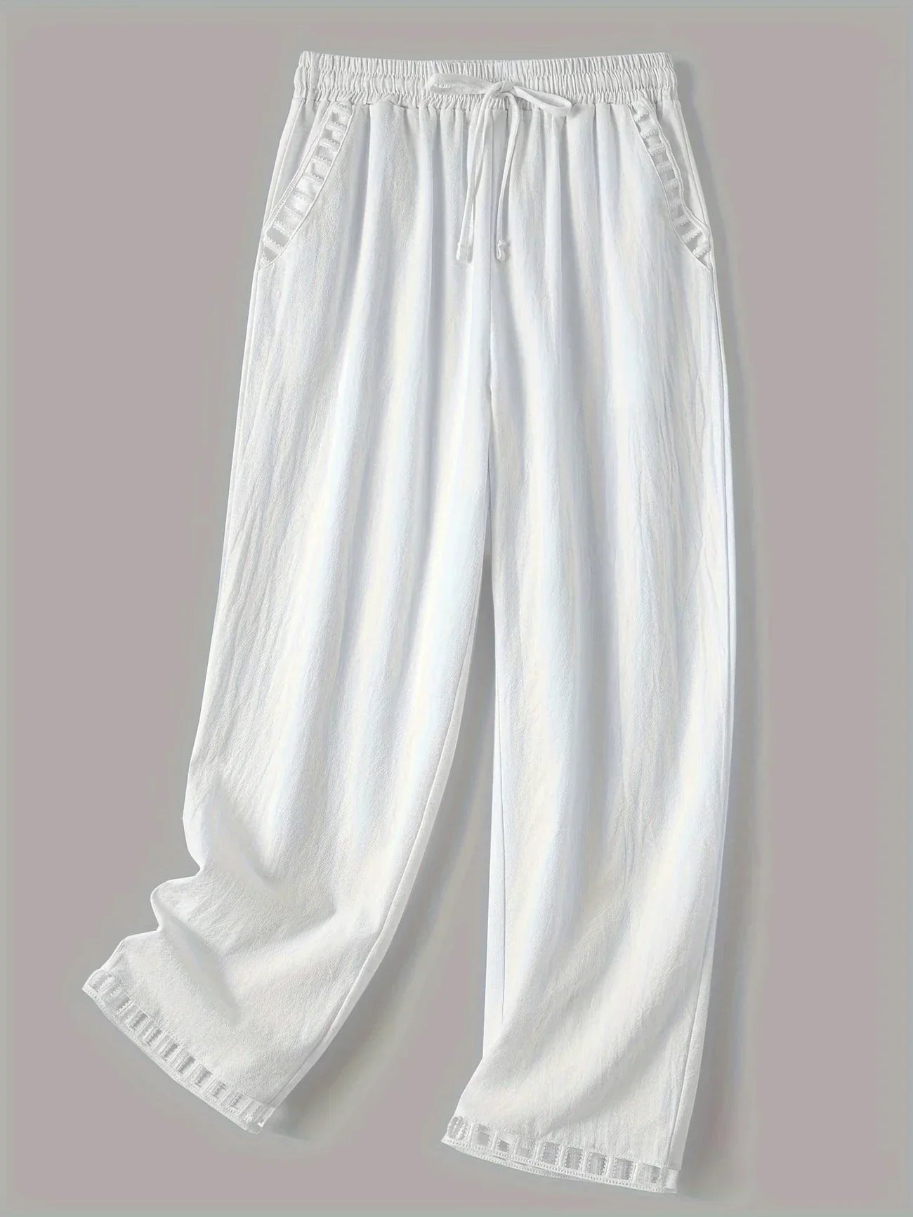 Tracey Contrast Trim Cropped Trousers