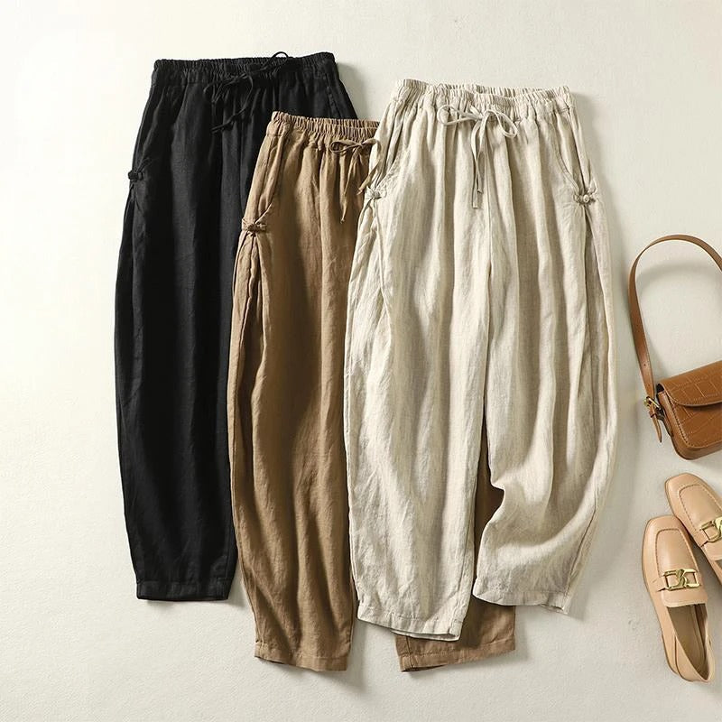 Senna™ | Linen Trousers Loose Fit