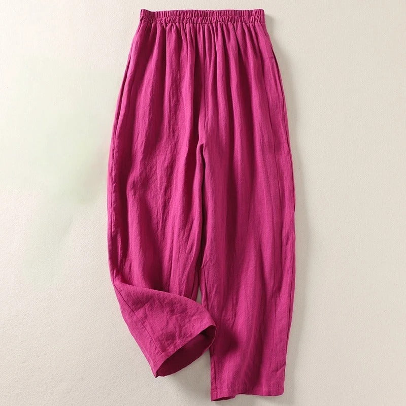 Savannah Linen Blend Trousers