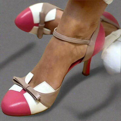 Bellarosa | Colorful sandals with knot and straps, with round toe
