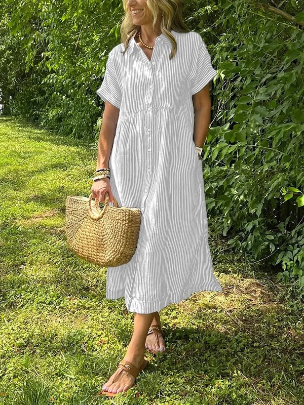 Leviana™ | Summer Dress with Buttons