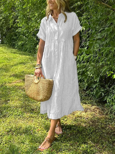 Leviana™ | Summer Dress with Buttons