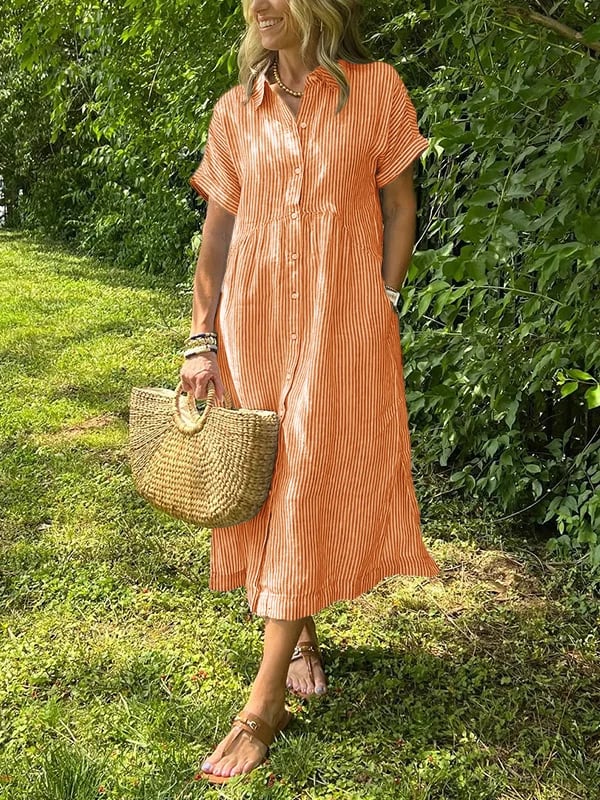 Leviana™ | Summer Dress with Buttons