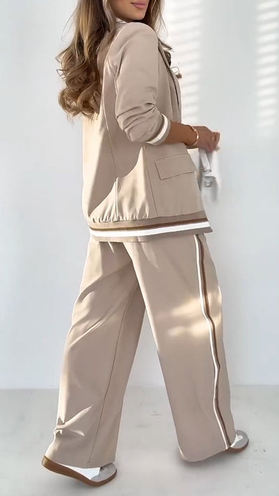 Striped Casual Suit