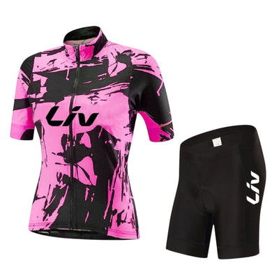 Ladies Cycling Clothing Set Short