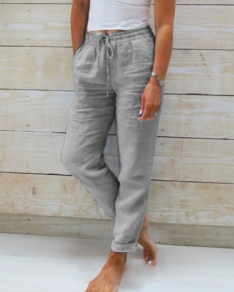 Miriam Elastic Waist Trousers