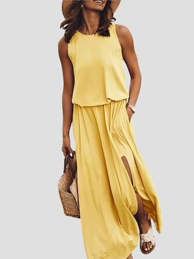 MINERVA Chic Sleeveless Maxi Dress