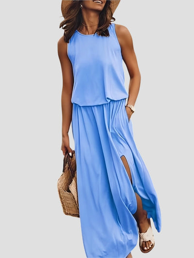 MINERVA Chic Sleeveless Maxi Dress
