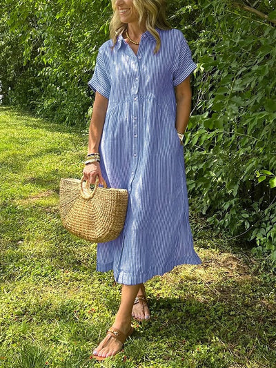 Leviana™ | Summer Dress with Buttons