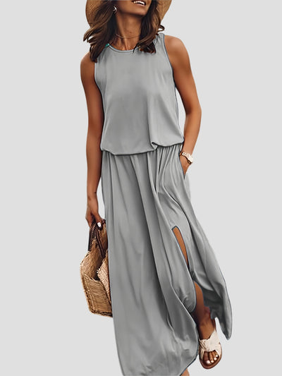 MINERVA Chic Sleeveless Maxi Dress