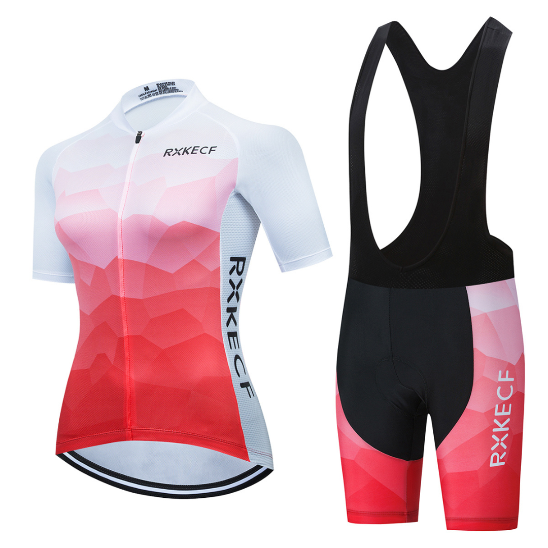 RXKECF PRO Women's Cycling Clothing Set Long