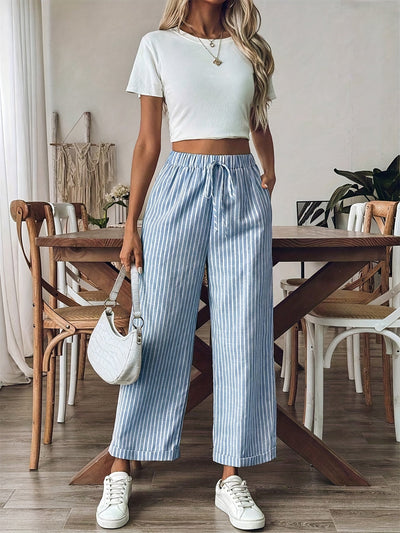 Leona Striped Trousers