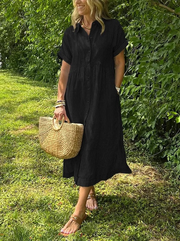 Leviana™ | Summer Dress with Buttons