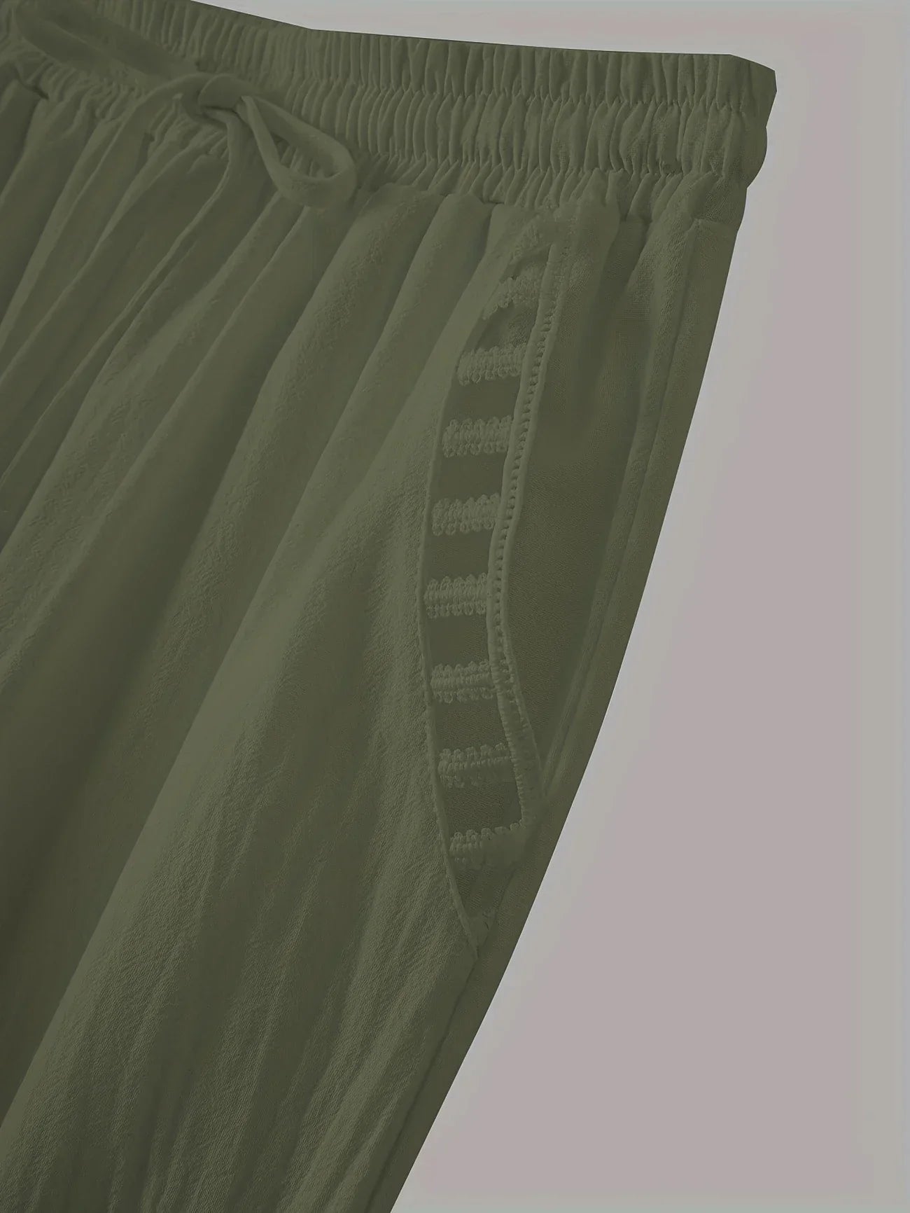 Tracey Contrast Trim Cropped Trousers