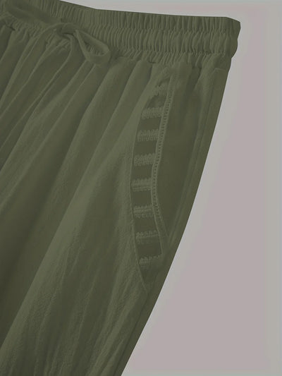 Tracey Contrast Trim Cropped Trousers