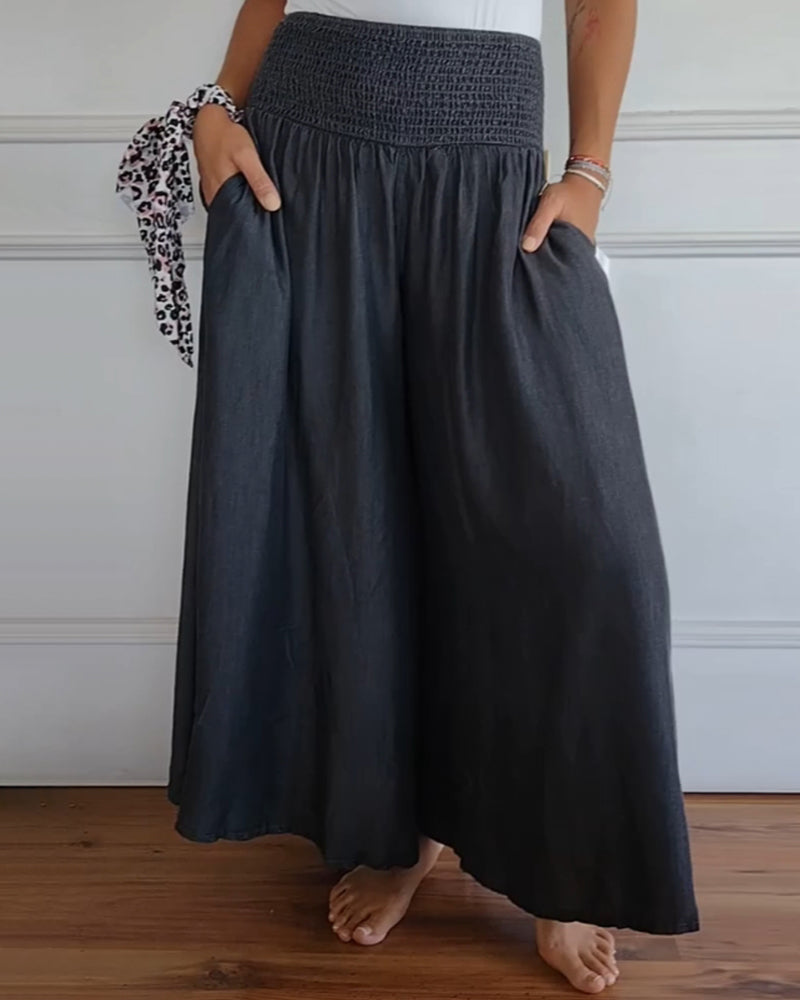 Mira Trousers With Elastic Waist