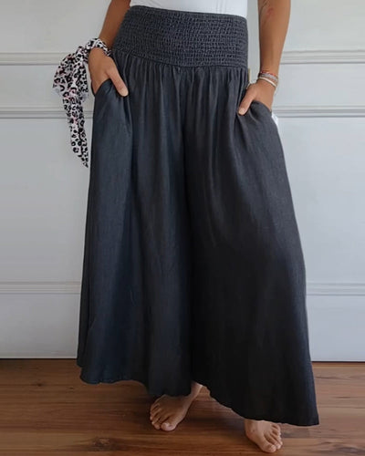 Mira Trousers With Elastic Waist