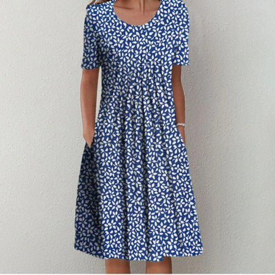 Leviana™ | Elegant and Casual Floral Dress with Pockets