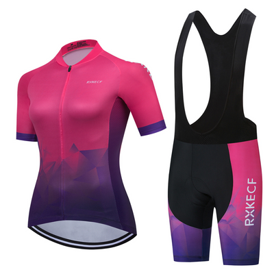 RXKECF PRO Women's Cycling Clothing Set Long