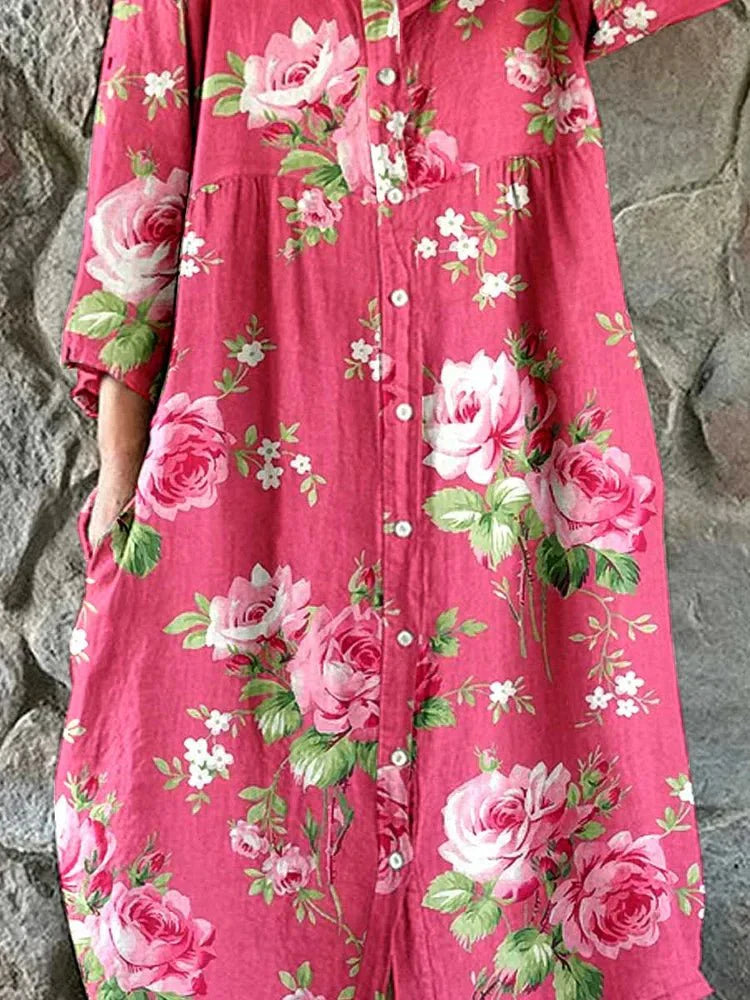 Risa Art Floral Dress