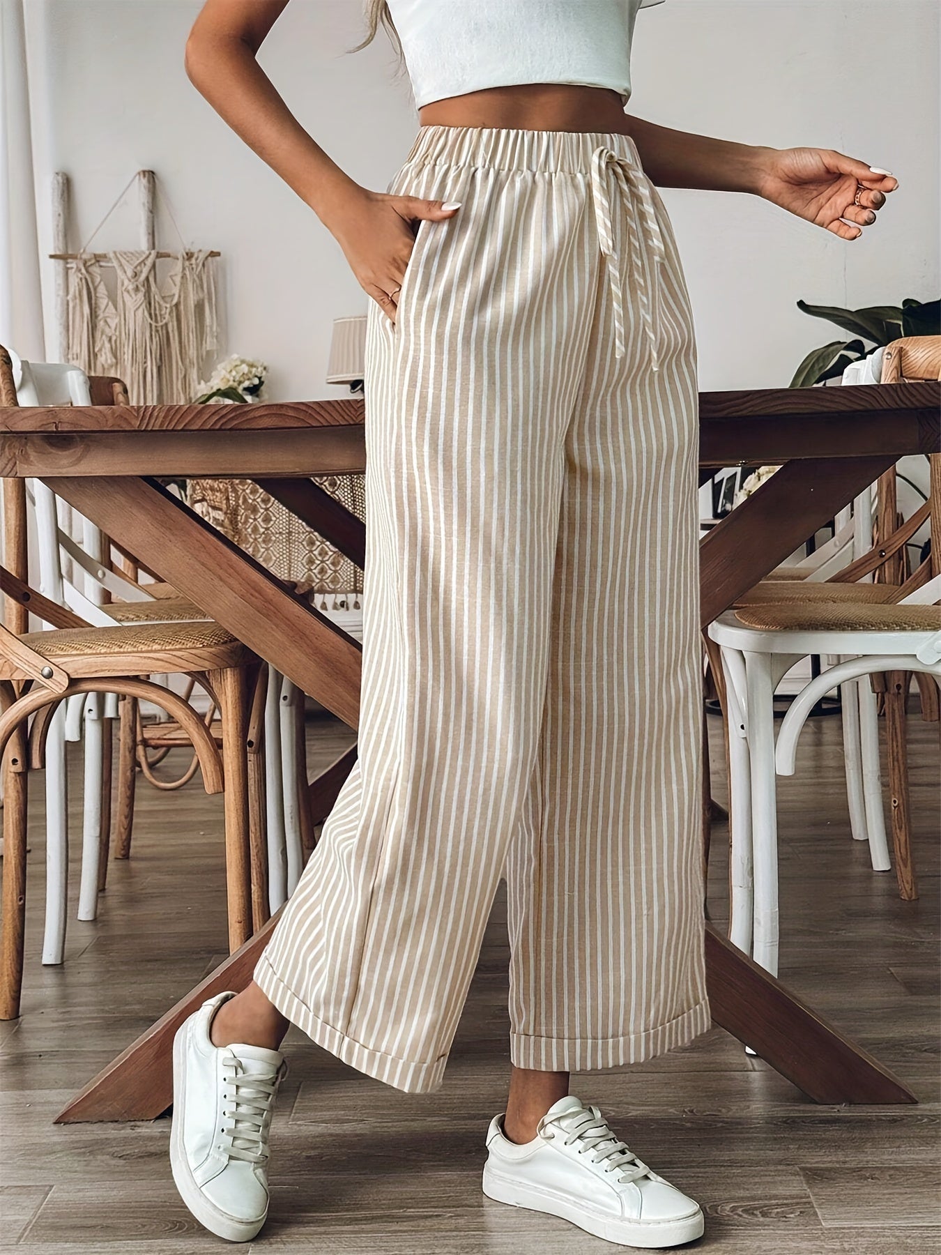Leona Striped Trousers