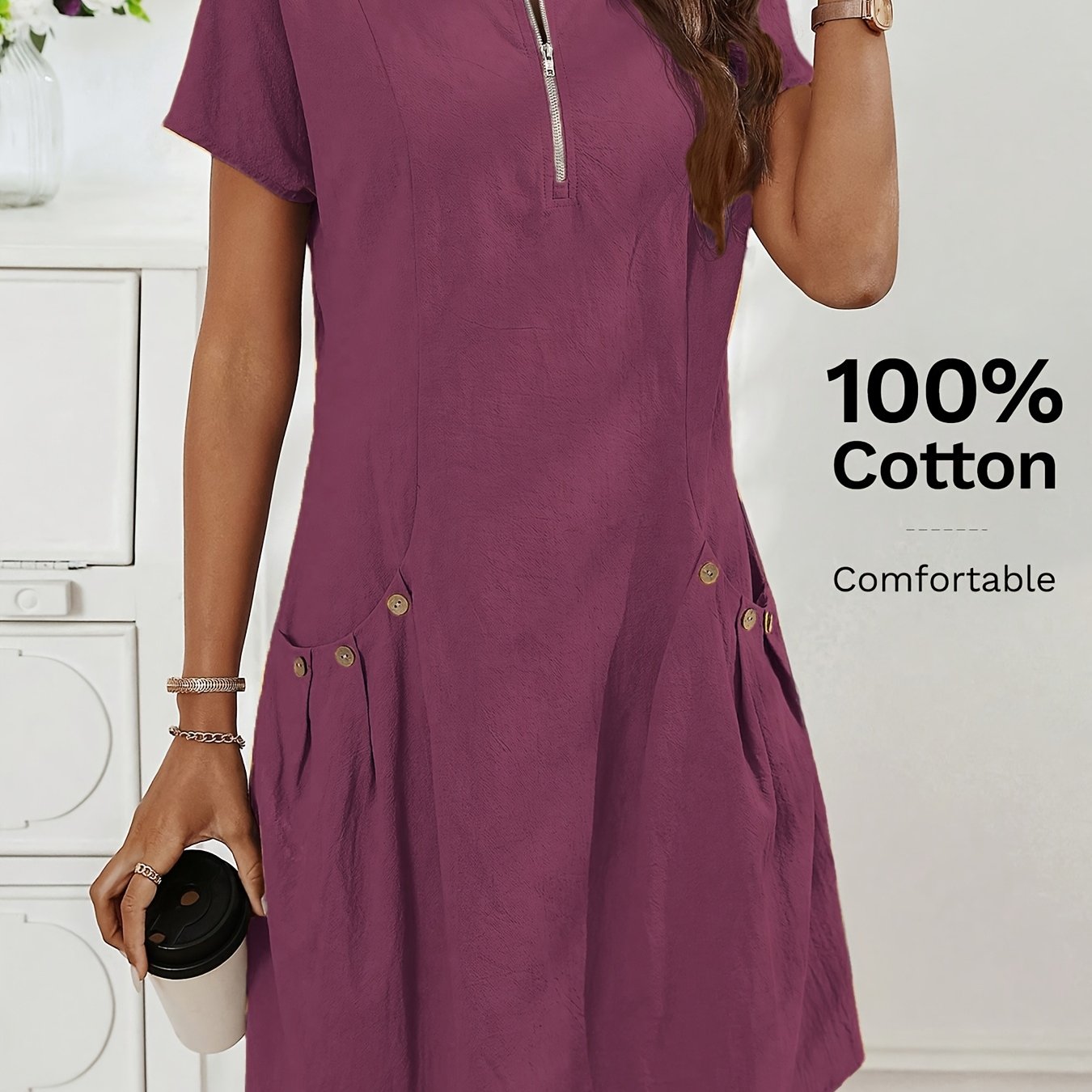 Everyday Ease Cotton Dress