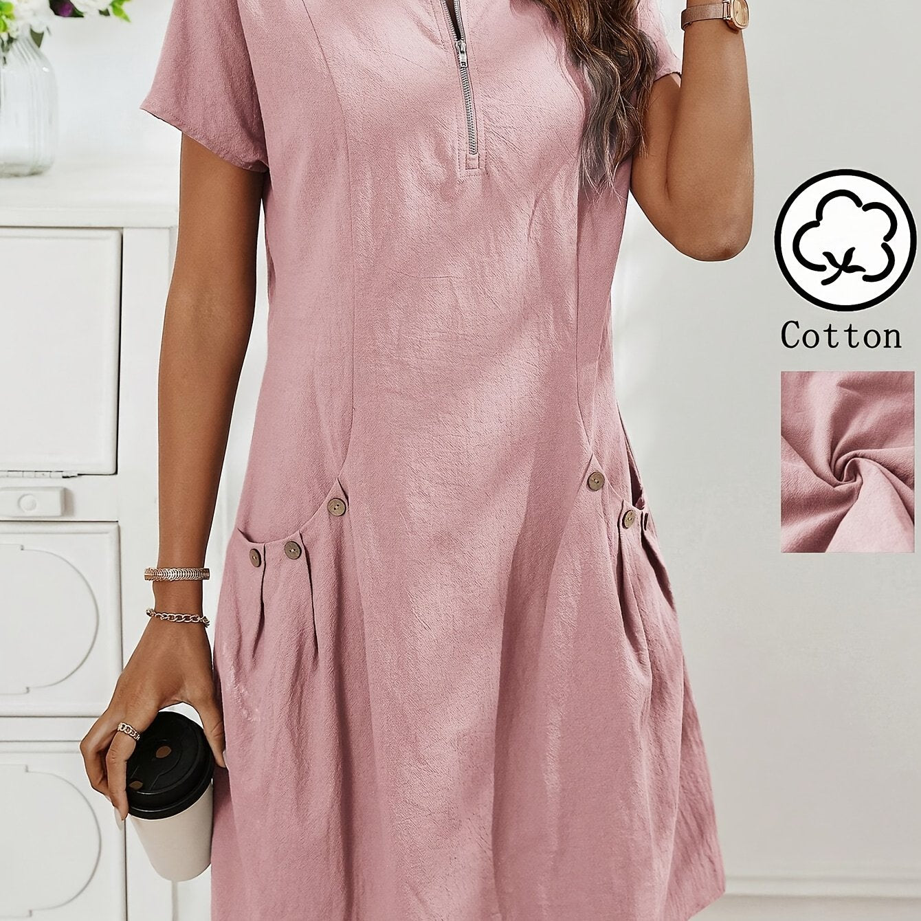 Everyday Ease Cotton Dress