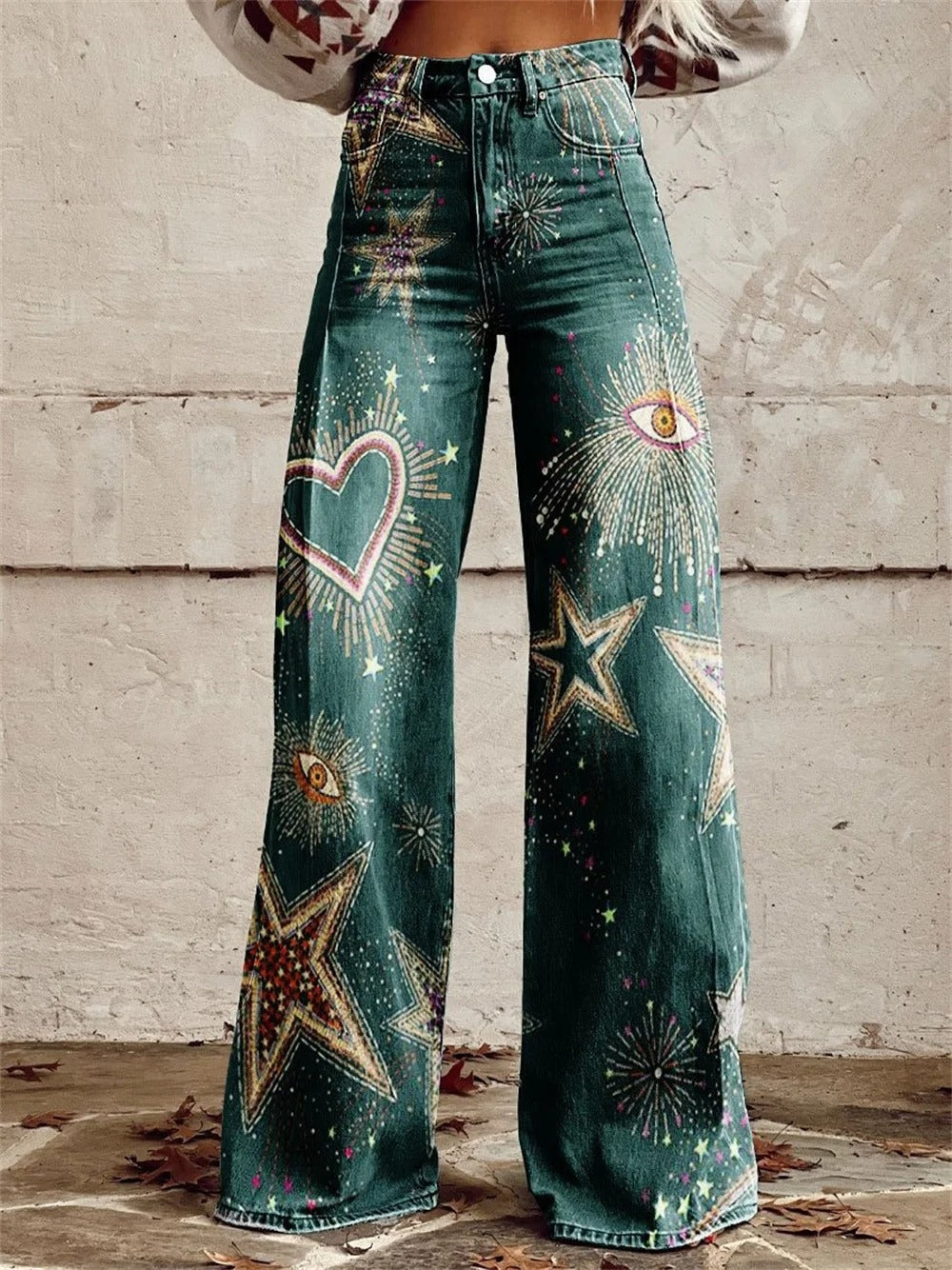 Sophia™ - High-Waisted Wide-Leg Pants