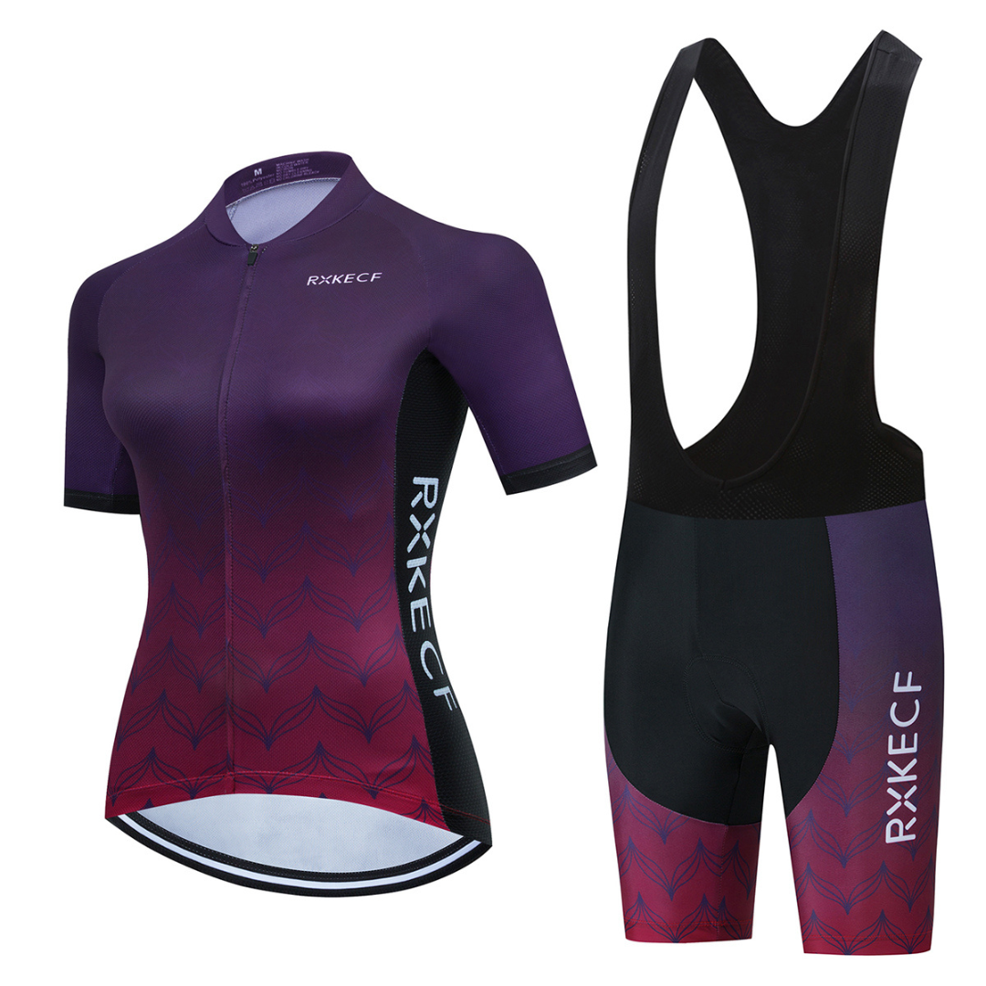 RXKECF PRO Women's Cycling Clothing Set Long