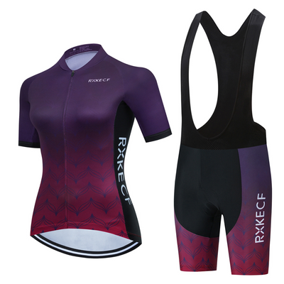 RXKECF PRO Women's Cycling Clothing Set Long