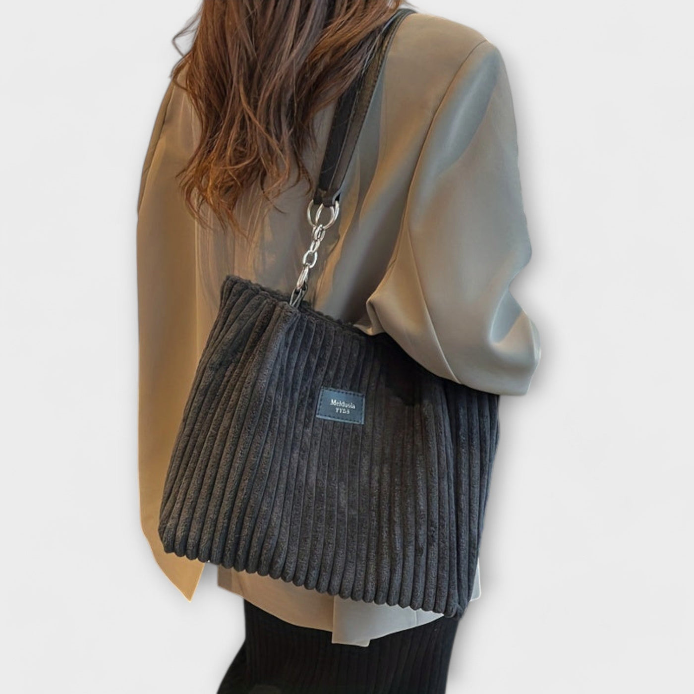 Olivia - Soft Cord Strap Shoulder Bag