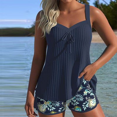 Clara™ | Floral Print Tankini Set