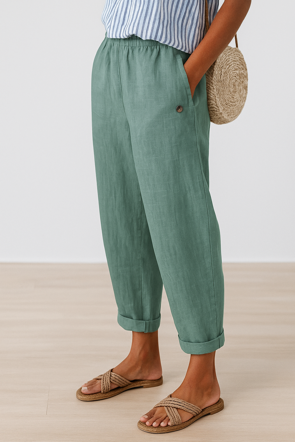 Yanchik Stylish Trousers With Side Pockets