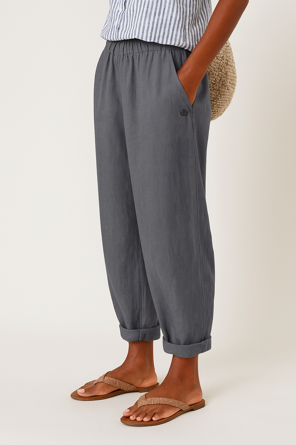 Yanchik Stylish Trousers With Side Pockets
