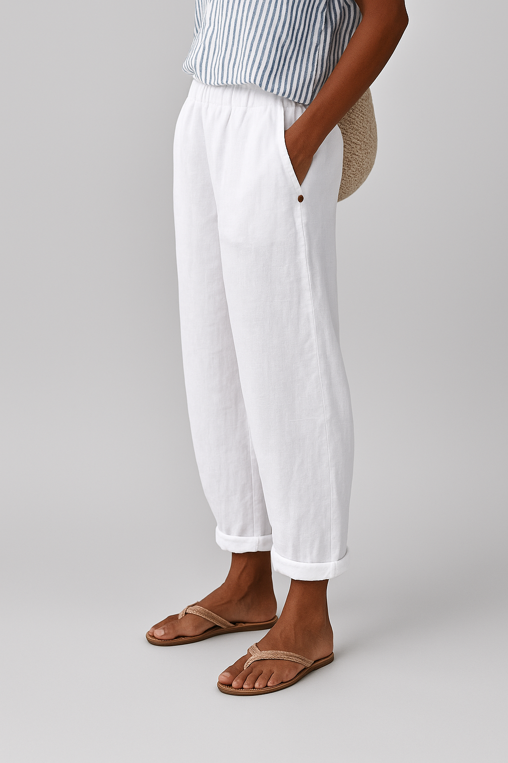 Yanchik Stylish Trousers With Side Pockets
