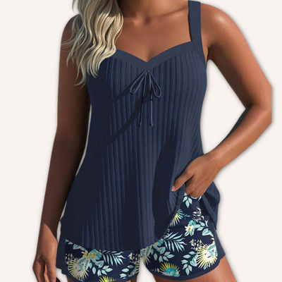 Clara™ | Floral Print Tankini Set