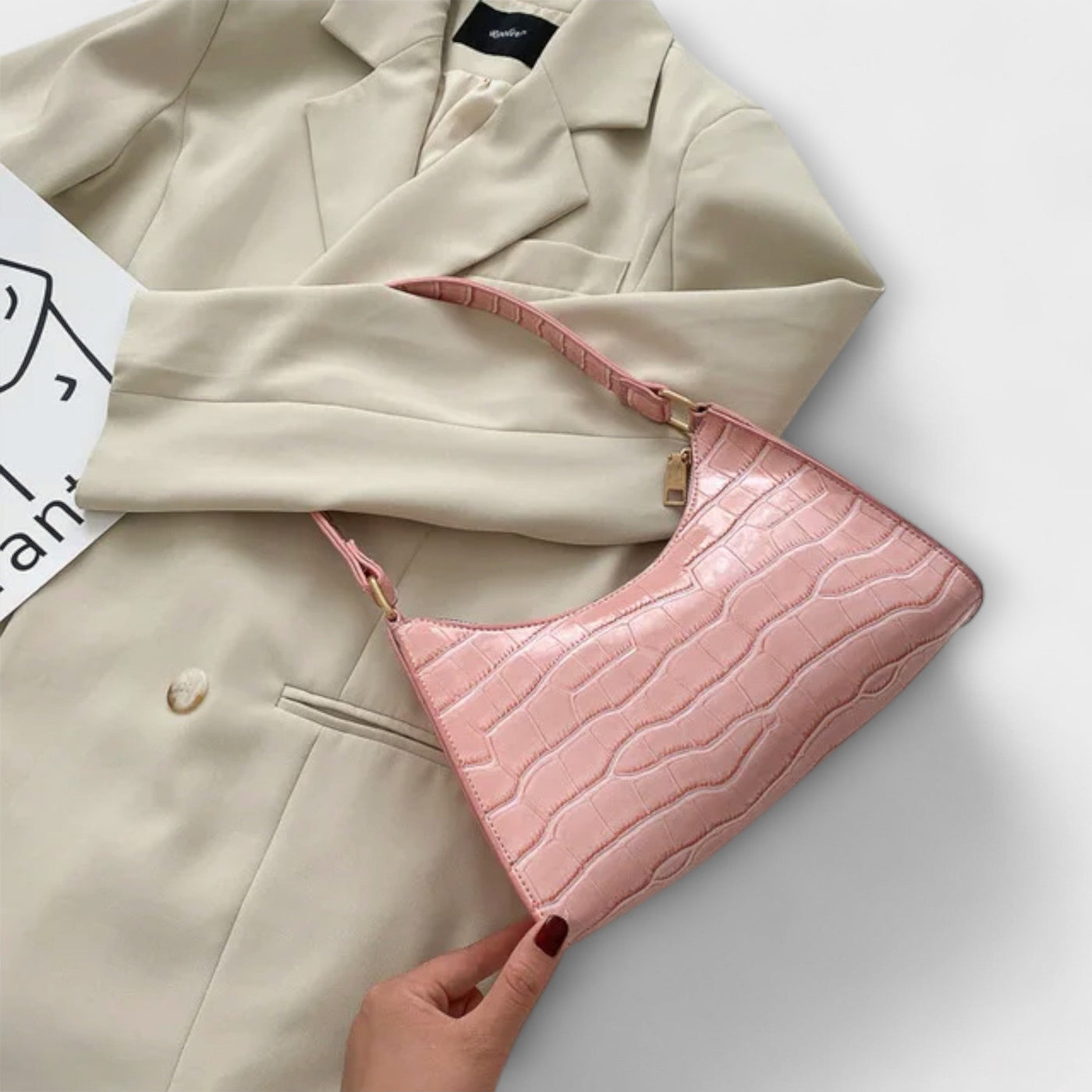 Olivia - Glossy Leather Bag