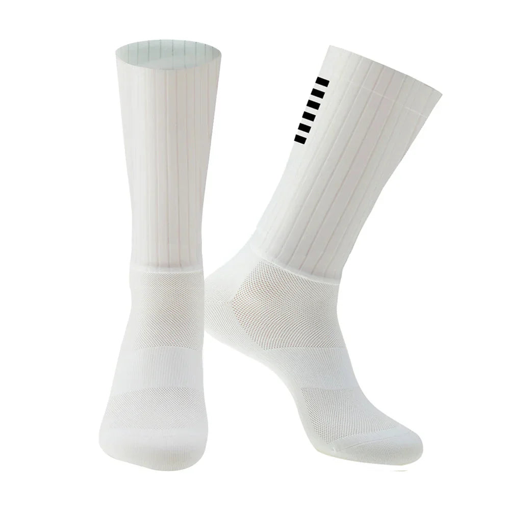 Cycling Socks White Size 40-45