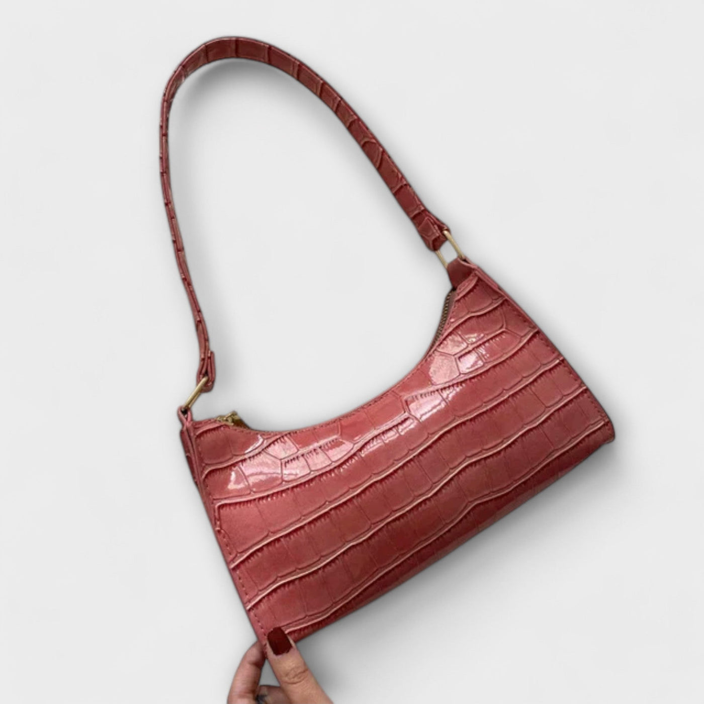 Olivia - Glossy Leather Bag