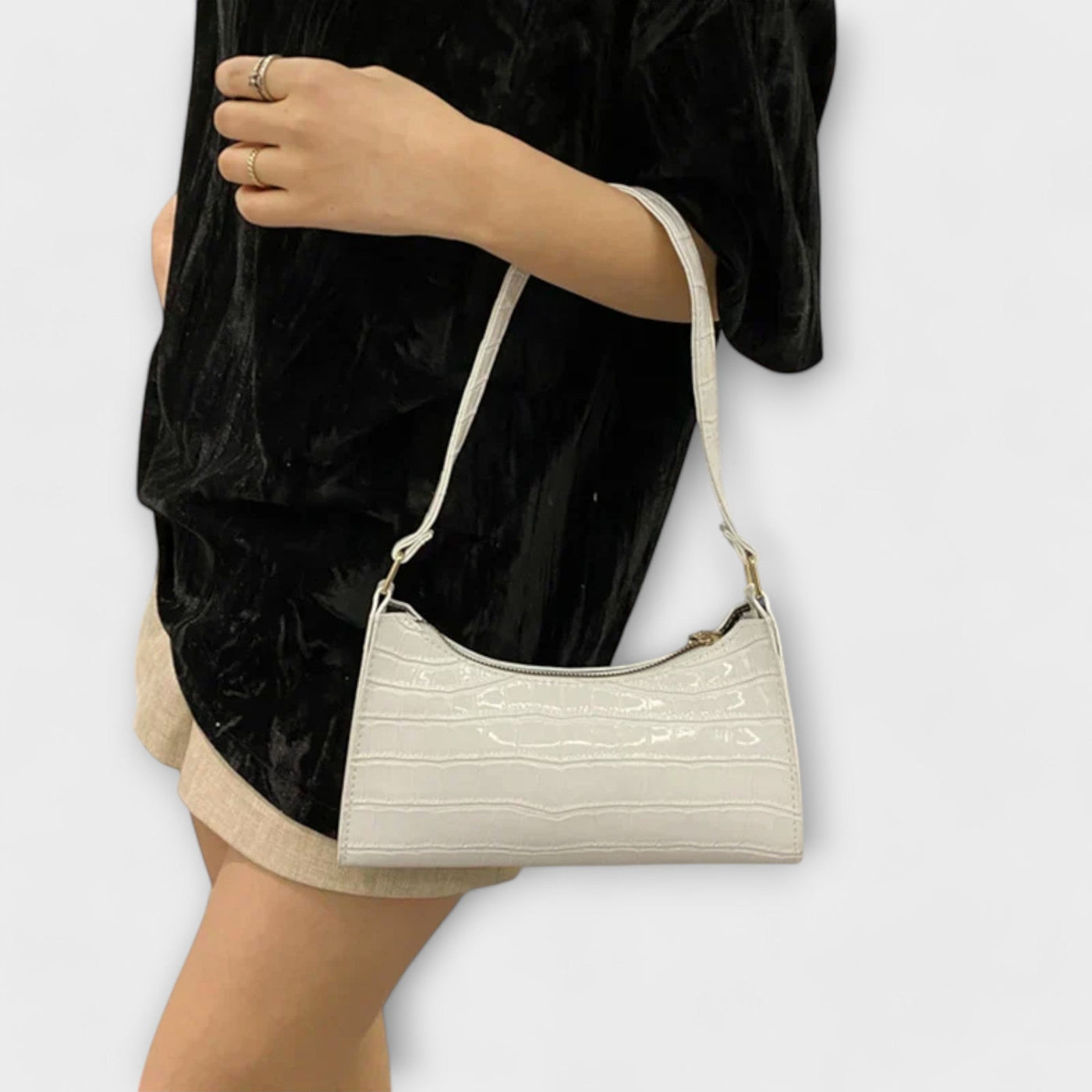 Olivia - Glossy Leather Bag