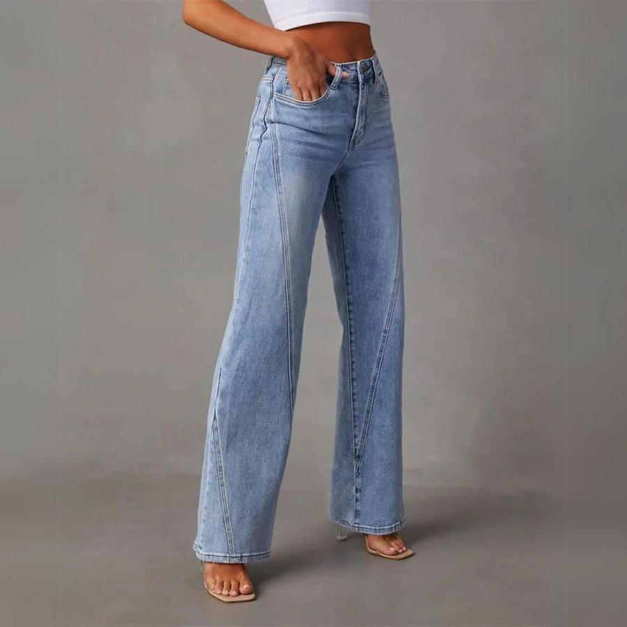 Olivia™ - High-Waisted Wide-Leg Jeans